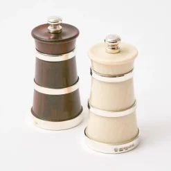Ivorine & Rosewood Salt & Pepper Set
