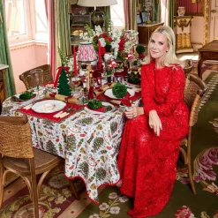 Jolly Nutcracker Tablecloth