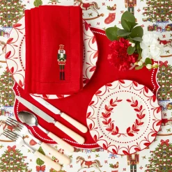 Jolly Nutcracker Tablecloth