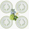 Josephine Green & Blue Starter Plates (Set of 4)