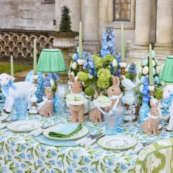 Josephine Green & Blue Dinner Plate