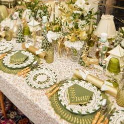 Josephine Olive & Gold Garland Starter Plate