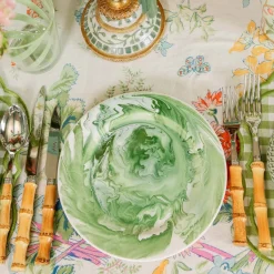 Julia Green Marbled Starter Plate