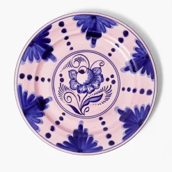 Kamari Pink & Blue Dinner Plate