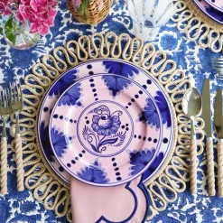 Kamari Pink & Blue Starter Plates (Set of 4)