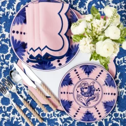 Kamari Pink & Blue Starter Plates (Set of 4)