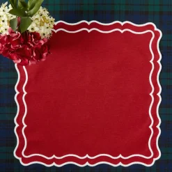 Katherine Berry Red Napkins (Set of 4)