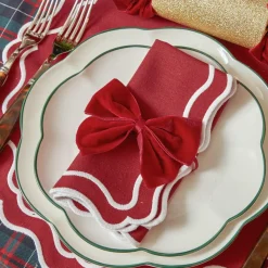 Katherine Berry Red Napkins (Set of 4)