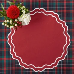 Katherine Berry Red Placemats (Set of 4)