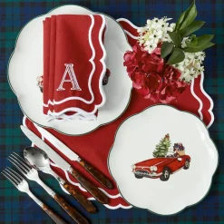 Katherine Berry Red Placemats & Napkins (Set of 4)