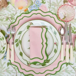 Katherine Pink & Green Placemats & Napkins (Set of 4)