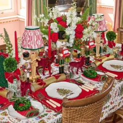 Katherine Red & Green Napkins (Set of 4)