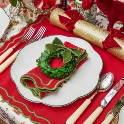 Katherine Red & Green Napkins (Set of 4)
