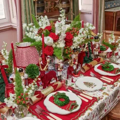 Katherine Red & Green Placemats & Napkins (Set of 4)