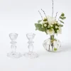 Lace Edge Candle Holders (Pair)