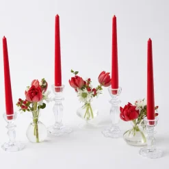 Lace Edge Candle Holders (Pair)