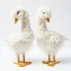 Large Fluffy Geese (Pair)