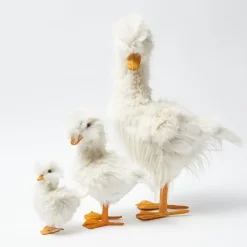 Large Fluffy Geese (Pair)