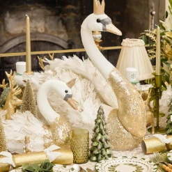 Large Giselle Glitter Swan