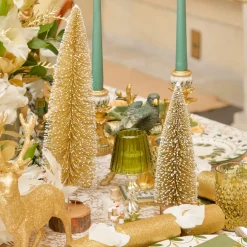 Large Gold Glitter Tree (Pair)