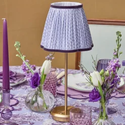 Lilac Lotus Lampshade (18cm)