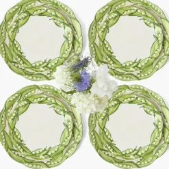 Lily of the Valley Dinner & Starter Plates (Set of 4)