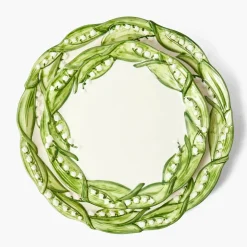 Lily of the Valley Dinner & Starter Plates (Set of 4)