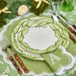 Lily of the Valley Dinner & Starter Plates (Set of 4)