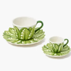 Lily of the Valley Espresso Cup & Saucer