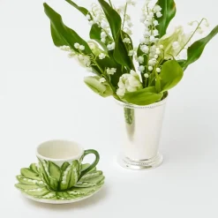 Lily of the Valley Espresso Cup & Saucer
