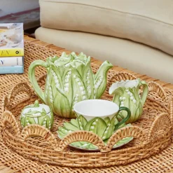 Lily of the Valley Sugar Pot