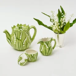 Lily of the Valley Sugar Pot