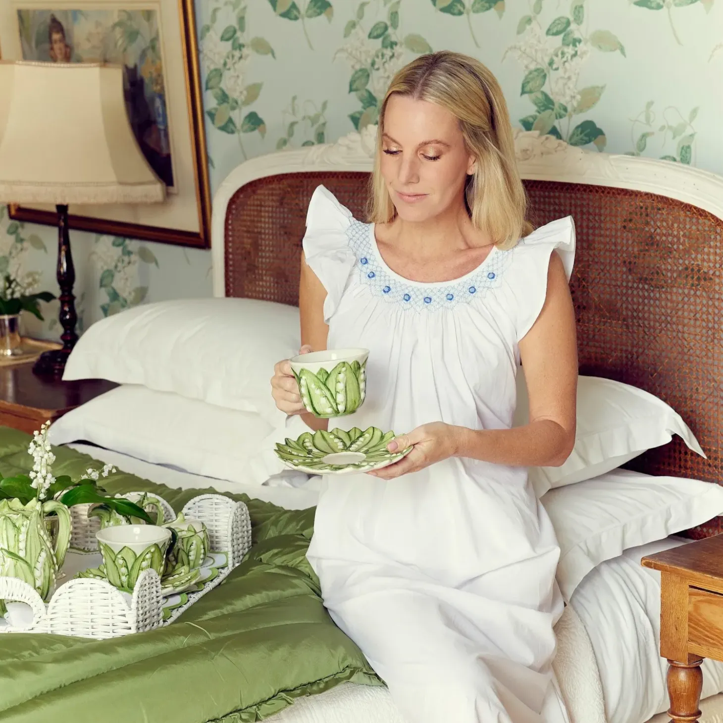 Lily of the Valley Sugar Pot
