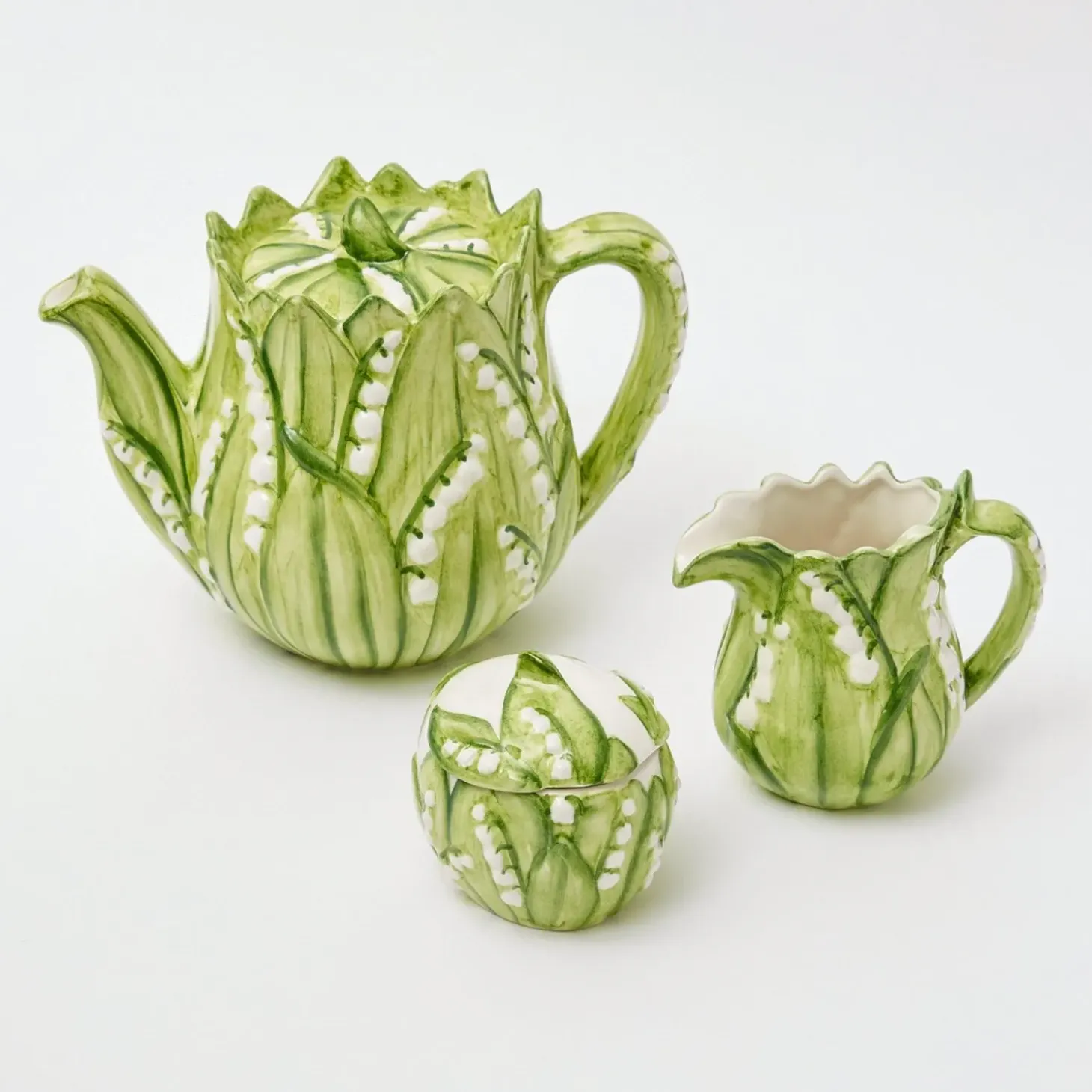 Lily of the Valley Sugar Pot