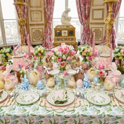 Lily Pink & Green Napkins (Set of 4)