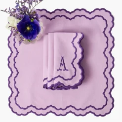 Lily Purple Napkins (Set of 4)