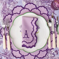 Lily Purple Placemats & Napkins (Set of 4)