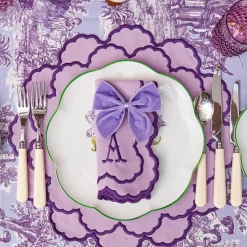 Lily Purple Placemats & Napkins (Set of 4)