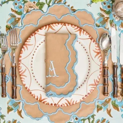 Lily Sand & Blue Napkins (Set of 4)