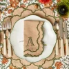 Lily Sand & Green Placemats & Napkins (Set of 4)