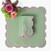 Lily Soft Green & Pink Napkins (Set of 4)