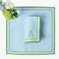Mariana Blue & Green Placemats & Napkins (Set of 4)