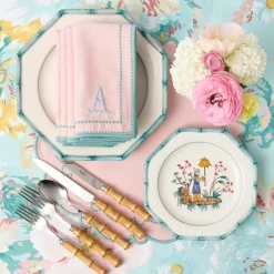 Mariana Pink & Duck Egg Placemats & Napkins (Set of 4)
