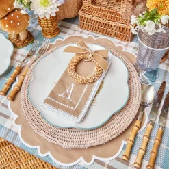 Mariana Sand Placemats & Napkins (Set of 4)