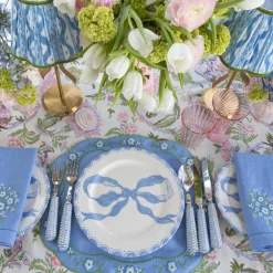 Marilyn Blue Bow Dinner Plates (Set of 4)