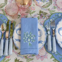 Marilyn Blue Bow Dinner Plates (Set of 4)