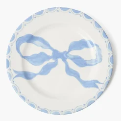 Marilyn Blue Bow Dinner Plate