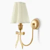 Marilyn Bow Rechargeable Wall Light with Cream Shade (14cm)