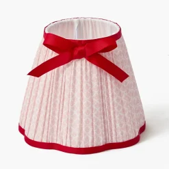 Marilyn Bow Rechargeable Lamp with Pink & Red Bow Shade (18cm)