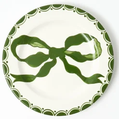 Marilyn Forest Green Bow Starter Plate